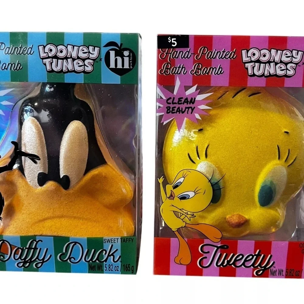 6 Looney Tunes Character Bath Bombs Duffy, Bugs Bunny and Tweetie!